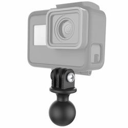 RAM Mounts Action Camera Universal Ball Adapter (UNPKD. RAM GOPRO MOUNTING - BASE 1Inch DIA BA - Warranty: 1188M)