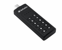 Verbatim Keypad Secure - USB 3.0 Drive with Password Protection and AES-256 HW encryption to protect your data - 64 GB - Black (Keypad Secure USB 3.0 - With 256-BIT AES Hardware - Encryption 64GB, ...