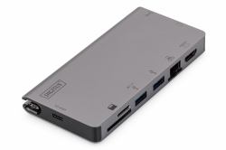 Digitus USB Type-C™ Multiport Travel Dock, 8 Port 