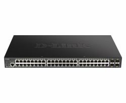 D-Link 48-port Gigabit Smart Managed Switch with 4 x 10G SFP+, 370Watts 