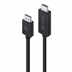 ALOGIC 2m DisplayPort to HDMI Cable - Male to Male - ELEMENTS Series (ALOGIC 2M DISPLAYPORT TO HDMI - CABLE - MALE TO MALE - ELEMENTS)