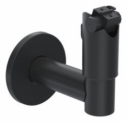 Ergonomic Solutions SpacePole Payment Wall Mount with DuraTilt® (Arm 120mm with Flange Cover - and DuraTilt - BLACK - Warranty: 60M)