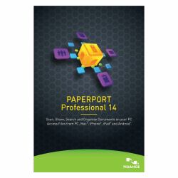 Nuance PaperPort Professional 14, 51-100u, WIN Document management (PAPERPORT PROFESSIONAL 14 - LICENCES DE 51 - 100 USERS)