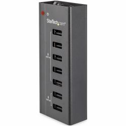 StarTech.com 7-Port USB Charging Station with 5x 1A Ports and 2x 2A Ports (7 PORT USB CHARGING STATION - 5X 1A PORTS AND 2X 2A PORTS)