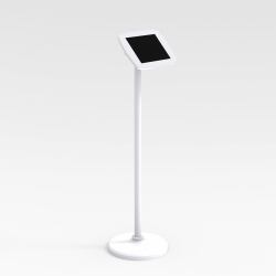 Bouncepad Floorstanding | Apple iPad Pro 1st Gen 9.7 [2016] | White | Covered Front Camera and Home Button | (FLOORSTANDING WITH USB CABLE)