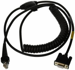 Honeywell CBL-020-300-C00-02 serial cable Black 3 m DB-9 (IND RS232 5V SIGNL BLK DB9 FEM - 3M COILED 5V EXTERNAL POWER)