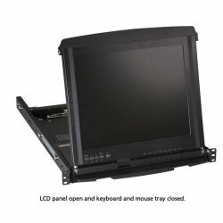Black Box ServView V rack console 43.2 cm [17"] 1280 x 1024 pixels 1U (Blackbox 17IN 1U LCD TRAY [8] VGA;USB/PS2 PORTS [1Year warranty])