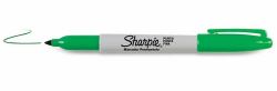 Sharpie Fine Point permanent marker Fine tip Green 12 pc[s] (Sharpie S0810960 Fine Green Permanent Pens Box of 12)