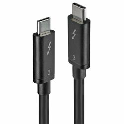Lindy 0.8m Thunderbolt 3 Cable, Passive (0.8MTHUNDERBOLT3CABLEPASSIVE)