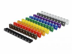 DeLOCK 18304 cable clamp Assorted colours 100 pc[s] (Delock kabelmarkÃ¸rklemmesÃ¦t)