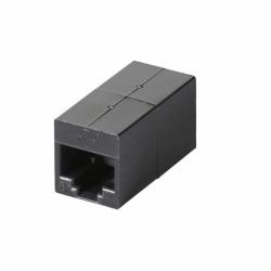 Black Box FM609 wire connector CAT6 (CAT 6 BLACK STRAIGHT THROUGH - COUPLER FM609, CAT6, Black, - 14.6 x 29.65 x 16.2 mm - Warranty: 1188M)