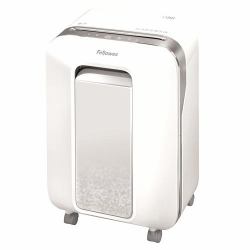 Fellowes LX Series LX201 paper shredder Micro-cut shredding 23 cm Silver, White (Powershred LX201 White Shredder [Micro Cut] 230v UK)
