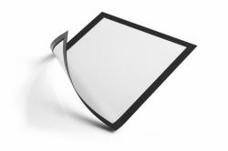 Durable DURAFRAME magnetic frame A4 Black (Durable DURAFRAME Magnetic Document Signage Frame PK5 A4 Black)