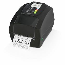 CUSTOM D4 302-K 203 x 203 DPI Wired Direct thermal / Thermal transfer POS printer (LABEL PRINTER D4 302-K DISPLAY - AND KEYBOARD USB RS232 BLACK)