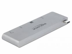 DeLOCK 64078 laptop dock/port replicator USB 3.2 Gen 1 [3.1 Gen 1] Type-C Grey 