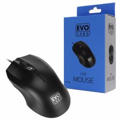 evo labs MO-128 mouse Office Ambidextrous USB Type-A Optical 800 DPI 