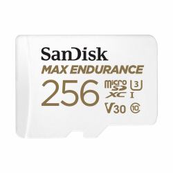 SanDisk MAX ENDURANCE 256 GB MicroSDXC UHS-I Class 10 (Max Endurance 256 Gb - Microsdxc Uhs-I Class 10 - Warranty: 12M)
