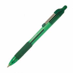 Zebra Pen Z-Grip Smooth Green Clip-on retractable ballpoint pen (Zebra Z-Grip Smooth Retractable Ballpoint Pen Green Ink Box 12)