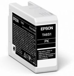 Epson Singlepack Photo Black T46S1 UltraChrome Pro 10 ink 25ml (SINGLE PHOTO BLACK T46S1 INK 25ML)