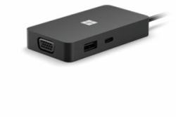 Microsoft 1E4-00002 laptop dock/port replicator Black (1E4-00002 interface hub Black - 1E4-00002, HDMI, RJ-45, USB - 3.2 Gen 1 [3.1 Gen 1] Type-C, USB 3.2 Gen 2 [3.1 Gen 2] Type-A, VGA, Black - War...