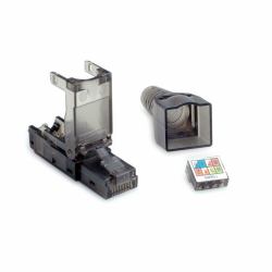 VALUE 26.99.0372 wire connector RJ45 Black, Transparent (Wire Connector Rj45 Black, - Transparent - Warranty: 12M)