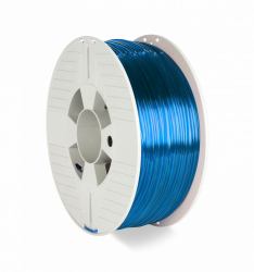 Verbatim 55064 3D printing material Polyethylene Terephthalate Glycol [PETG] Blue, Transparent 1 kg (Verbatim 3D FILAMENT PET-G 2.85 BLUE T)