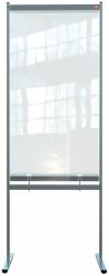 Nobo 1915558 magnetic board Grey, Transparent (Nobo 1915558 Premium Plus Clear PVC Free Standing Protective Divider Screen 780x2060mm)