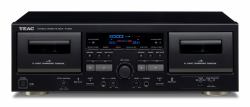 TEAC W-1200 Cassette deck 2 deck[s] Black (Teac W-1200 - dobbelt kassettestation)