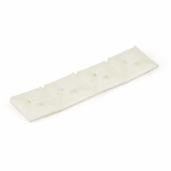 StarTech.com 100 Pack Cable Tie Mounts with Adhesive Tape for 0.13 in. [3.2 mm] Wide Ties - Nylon/Plastic Zip Tie Mounts - Electrical/Network Cable Wrap Mounts / 94V-2 Fire & UL Rated TAA (100 PACK...