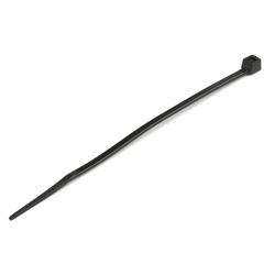 StarTech.com 4"[10cm] Cable Ties - 1/16"[2mm] wide, 7/8"[22mm] Bundle Diameter, 18lb[8kg] Tensile Strength, Nylon Self Locking Zip Ties with Curved Tip - 94V-2/UL Listed, 100 Pack - Black - TAA (10...