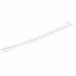 StarTech.com 4"[10cm] Cable Ties - 1/16"[2mm] wide, 7/8"[22mm] Bundle Diameter, 18lb[8kg] Tensile Strength, Nylon Self Locking Zip Ties with Curved Tip - 94V-2/UL Listed, 1000 Pack - White - TAA (1...