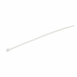 StarTech.com 1000-Pack 6"[15cm] Cable Ties - 1/8"[3.6mm] wide, 1-3/8"[39mm] Bundle Diameter, 40lb[18kg] Tensile Strength, Nylon Self Locking Zip Ties with Curved Tip, UL Listed, White - TAA (1000 P...