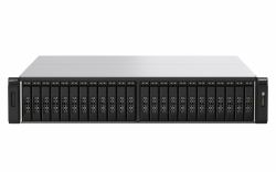 QNAP TS-h2490FU NAS Rack [2U] EPYC 7232P 64 GB DDR4 0 TB QuTS hero Black, Grey (24-Bay all-flash NAS NVMe Gen3 x4 AMD EPYC 7232P 3.1GHz 64GB RAM 2 x 2.5GbE LAN 2 x 25GbE SFP28 iSCSI RAID 01 5 6 10 ...