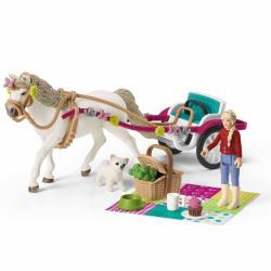 schleich HORSE CLUB Small carriage for the big horse show (schleich HORSE CLUB Small carriage for)