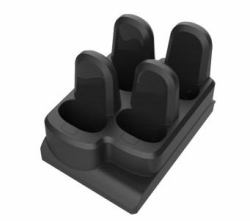 Zebra CR6080-SA40004WW mobile device dock station Black (CS6080 CORDLESS 4-SLOT DEVICE - CRADLE ADAPTER CUP INDUCTIVE BLK)