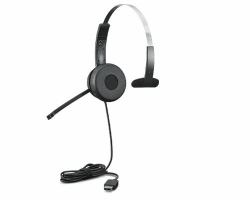 Lenovo 100 Mono Headset Wired Head-band Office/Call center USB Type-A Black 