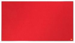 Nobo Impression Pro Widescreen Felt Notice Board 40" 89x50cm (Nobo 1915420 Impression Pro 890x500mm Widescreen Red Felt Notice Board)