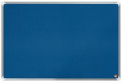 Nobo Premium Plus insert notice board Indoor Blue Aluminium (Nobo 1915188 Premium Plus Blue Felt Notice Board 900x600mm)