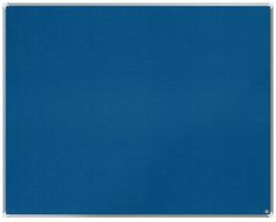 Nobo Premium Plus insert notice board Indoor Blue Aluminium (Nobo 1915191 Premium Plus Blue Felt Notice Board 1500x1200mm)
