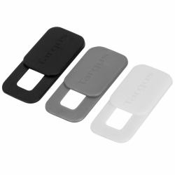 Targus AWH025GL webcam accessory Privacy protection cover Black, Grey, White (Targus Spy Guard - Web camera cover - black [pack of 3])