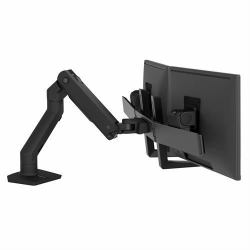 Ergotron HX Series 45-476-224 monitor mount / stand 81.3 cm [32"] Desk Black (HX DESK DUAL MONITOR ARM MBK)