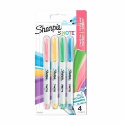 Sharpie 2138234 permanent marker Multicolour 4 pc[s] (Sharpie 2138234 S-Note Chisel Tip Creative Markers Pack of 4)
