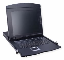 VALUE 26.99.0121 rack console 43.2 cm [17"] 1280 x 1024 pixels Black 1U (19KONSOLE43CMVGA4:3USBD - )