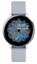 Samsung Galaxy Watch Active2 3.56 cm [1.4"] OLED 44 mm Digital 360 x 360 pixels Touchscreen 4G Silver Wi-Fi GPS [satellite] (Galaxy Watch Active2 44mm [LTE] - Silver)