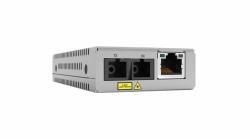 Allied Telesis AT-MMC2000LX/SC-960 network media converter 1000 Mbit/s 1310 nm Multi-mode Grey (TAA 10/100/1000TTO1000LX/SC SM - MINI MEDIA+ RATE CONVERTER 10KM)