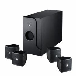 TOA BS-301B speaker set 160 W Universal Black (BS-301B Compact Satellite Speaker System, 4 x satellites plus 1 x Sub, Black)