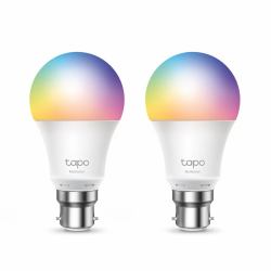 TP-Link Tapo Smart Wi-Fi Light Bulb, Multicolor, E27, 2-Pack (TP-Link Tapo L530B[2-Pack] Smart Wi-Fi Light Bulb, Multicolor, B22, 2-Pack)