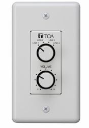 TOA WP-700 remote control accessory (WP-700 MA-series Remote Wall Panel, volume & source select)