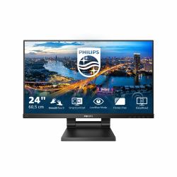 Philips 242B1TC/00 computer monitor 60.5 cm [23.8"] 1920 x 1080 pixels Full HD LED Touchscreen Black (23,8, 1920x1080, IPS, Flat, - Height 183 mm, Vert 66 mm, - Advanced In Cell Touch [anti-glare] ...