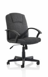 Dynamic EX000248 office/computer chair Padded seat Padded backrest (Dynamic Bella Executive Managers Chair Charcoal Fabric)